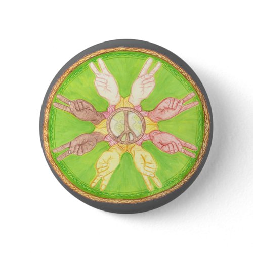 Peace Friends Button button