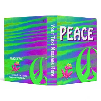 Peace Frog binder