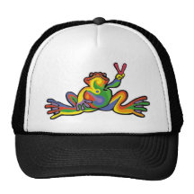 Peace Frog Mesh Hats