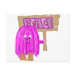 Peace Fuchsia Peace person Post Cards