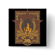 Peace Funk Afro Pin
