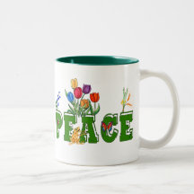 Peace Garden Coffee Mugs