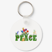 Peace Garden keychains by orsobear Peace Garden keychains
