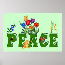 Peace Garden Posters