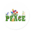 Peace Garden stickers by orsobear Peace Garden stickers