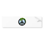 PEACE GECKO BUMPER STICKERS