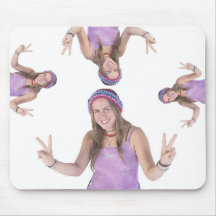 Peace Girl Mousepads