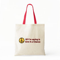 Peace - Give it a chance bags