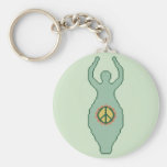 Peace Goddess Keychain