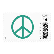 peace green postage