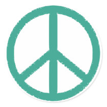 peace green stickers