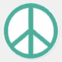 peace green stickers