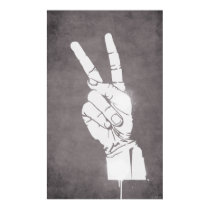 Frieden (Schmutz) - Kunst-Druck poster