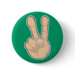 peace hand gesture pins