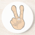 peace hand gesture