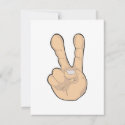 peace hand gesture