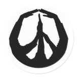 Peace Hands Sticker