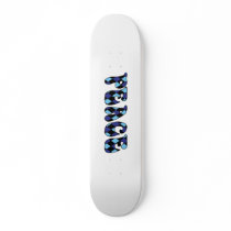 peace - harlequin blu/blk deck skateboards