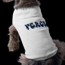Peace - Harlequin Blu/Blk pet clothing by melhi_ Peace - Harlequin Blu/Blk pet clothing