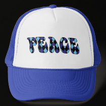 Peace - Harlequin Blu/Blk hats