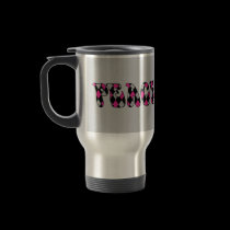 Peace - Harlequin Pink/Blk mugs by melhi_ Peace - Harlequin Pink/Blk mugs