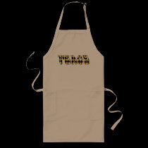 Peace - Harlequin Yel/Blk aprons
