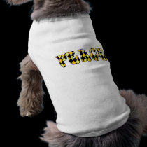 Peace - Harlequin Yel/Blk pet clothing