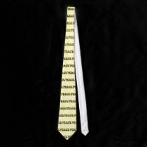 Peace - Harlequin Yel/Blk ties