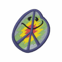 Peace Head embroidered shirts by ZazzleEmbroidery Peace Head embroidered shirts