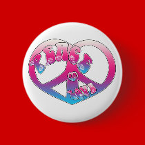 Peace Heart Button
