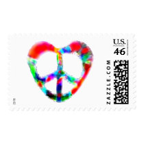 Peace Heart postage by imeanit Peace Heart postage