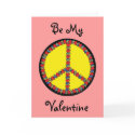 Peace Heart Valentine's Day Card