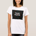 PEACE HEARTS t-shirts