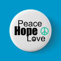 peace hope love buttons