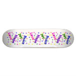 peace,hope,love custom skateboard