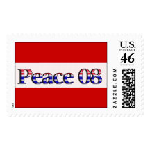 Peace in 2008 postage stamp