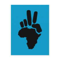 Peace in Africa postcards