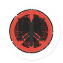 Peace In Albania stickers by FlagStore Peace In Albania stickers