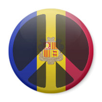 Peace in Andorra Magnet