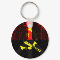 Peace In Angola keychains by FlagStore Peace In Angola keychains