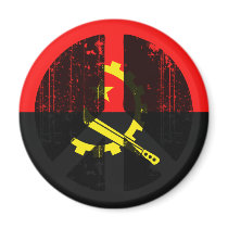 Peace In Angola magnets