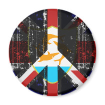 Peace In Anguilla magnets