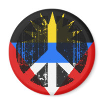 Peace In Antigua magnets