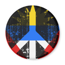 Peace In Antigua magnets