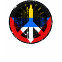 Peace In Antigua t-shirts by FlagStore Peace In Antigua t-shirts