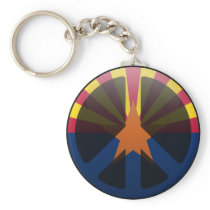 Peace in Arizona Key Chains