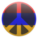 Peace in Armenia Stickers