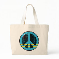 Peace In Aruba Canvas Bag