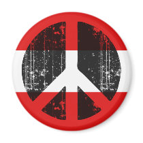 Peace In Austria magnets