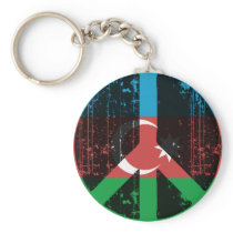 Peace In Azerbaijan Key Chain